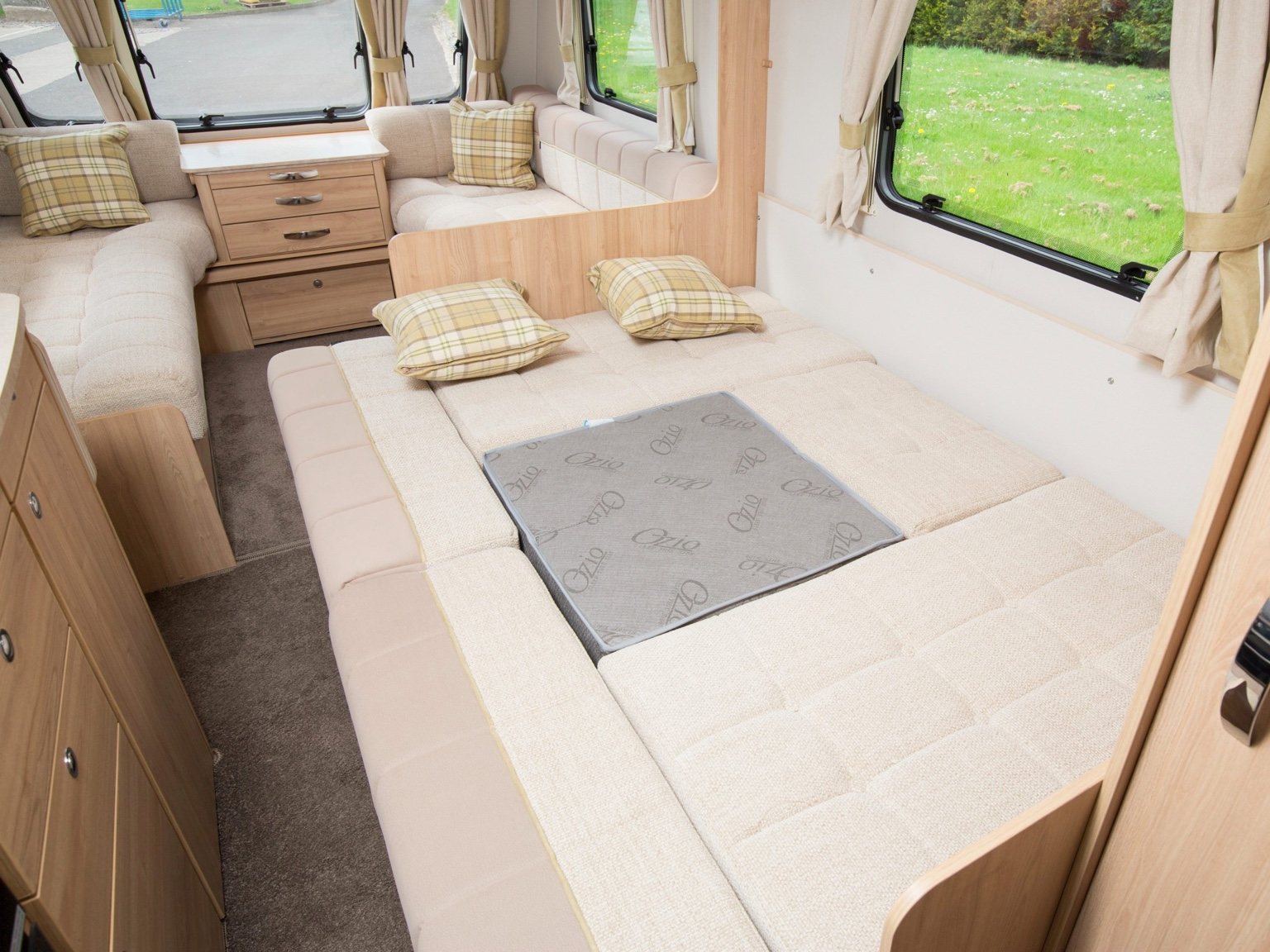 Rear sleeping area